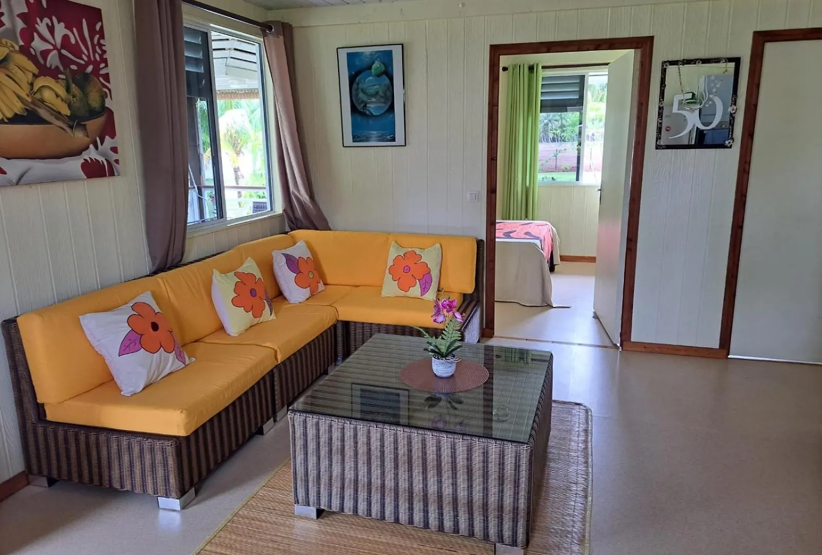 Ferienhaus Villa Fare Mama Rota - Au Bord De L'Ocean Taputapuapea